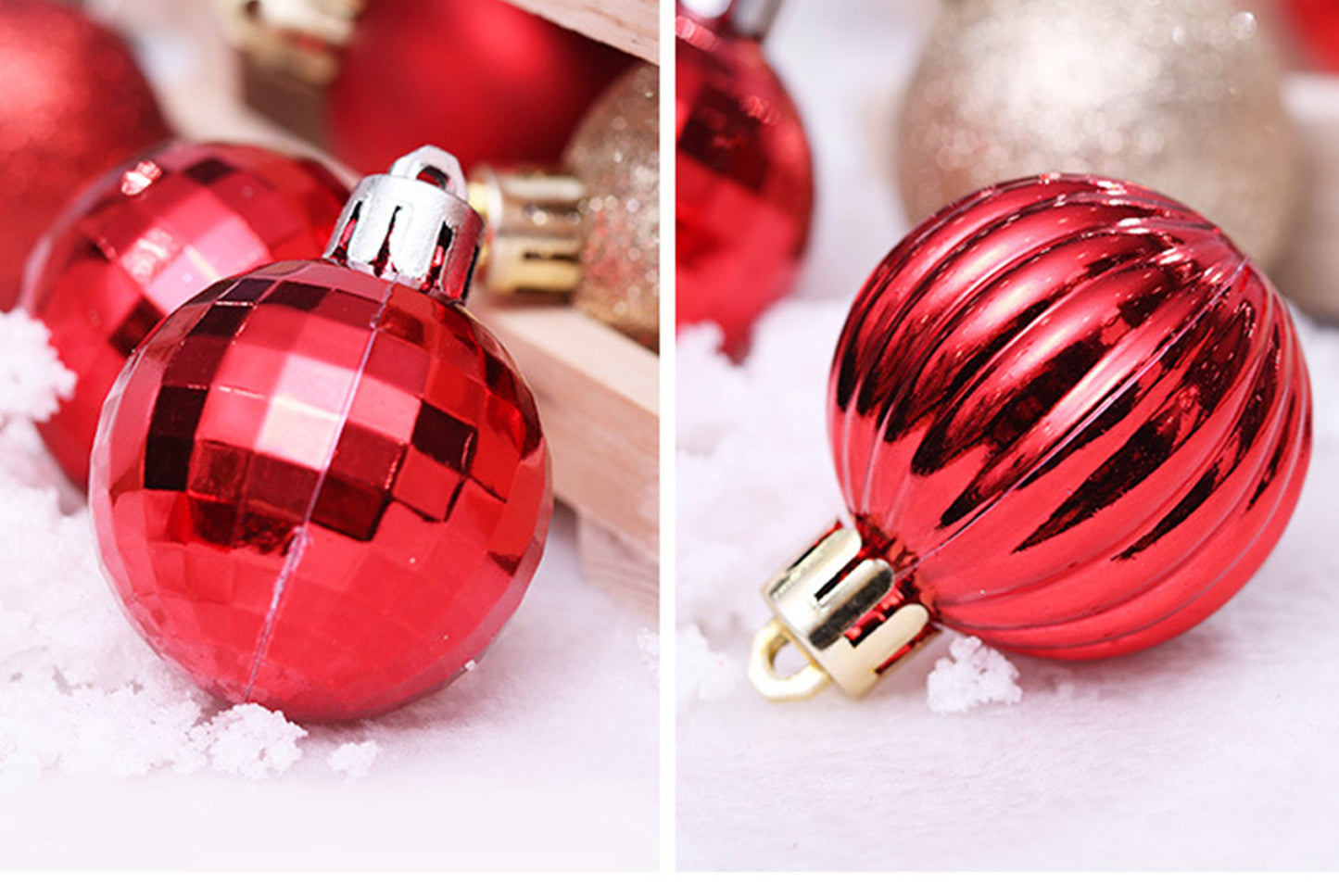 *Special Shaped Christmas Ball Pendant Set