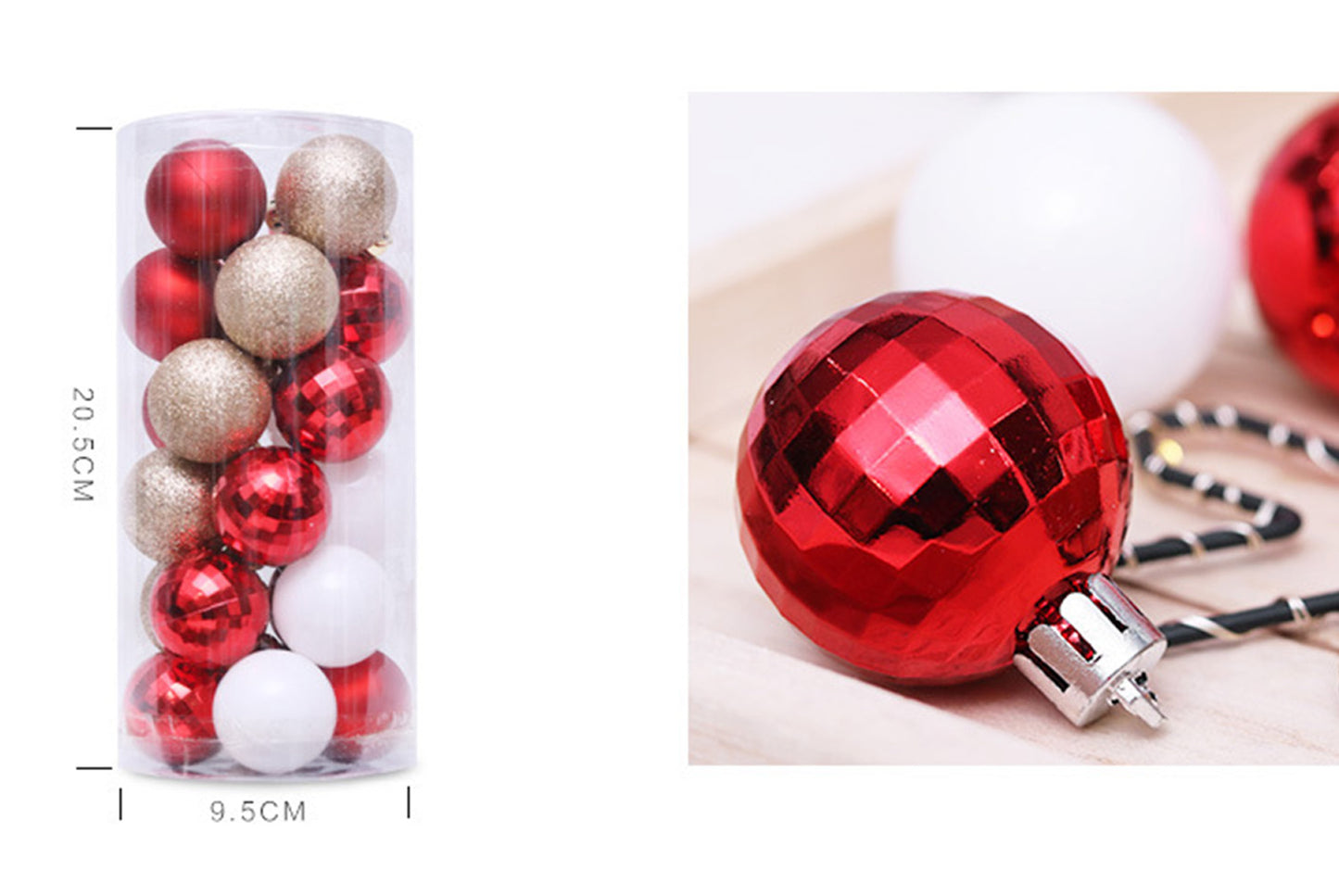 *Special Shaped Christmas Ball Pendant Set