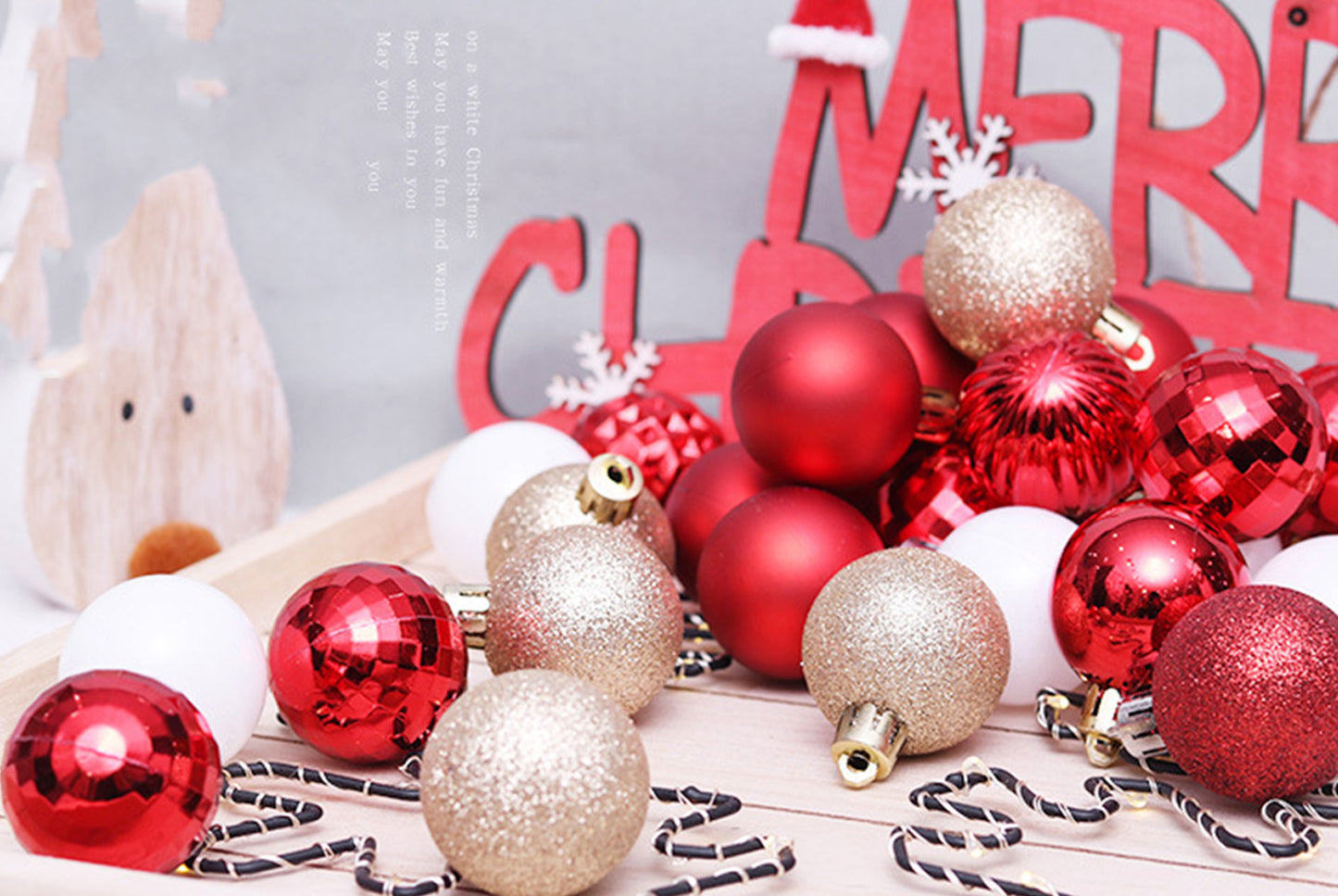 *Special Shaped Christmas Ball Pendant Set