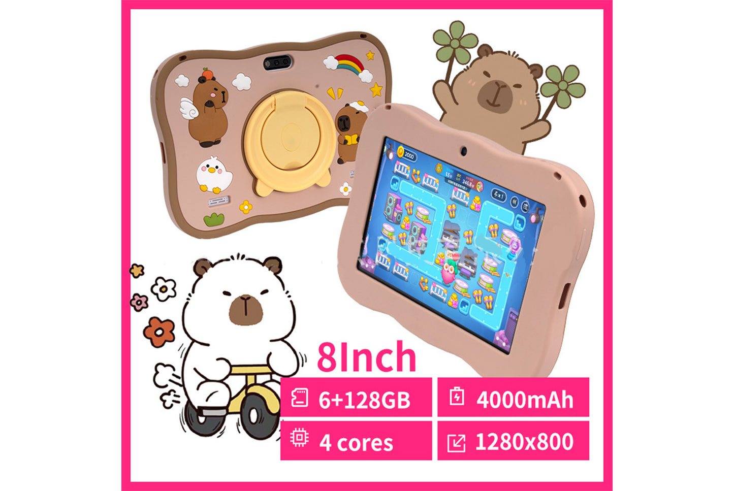 *8-inch Shockproof Children's Tablet