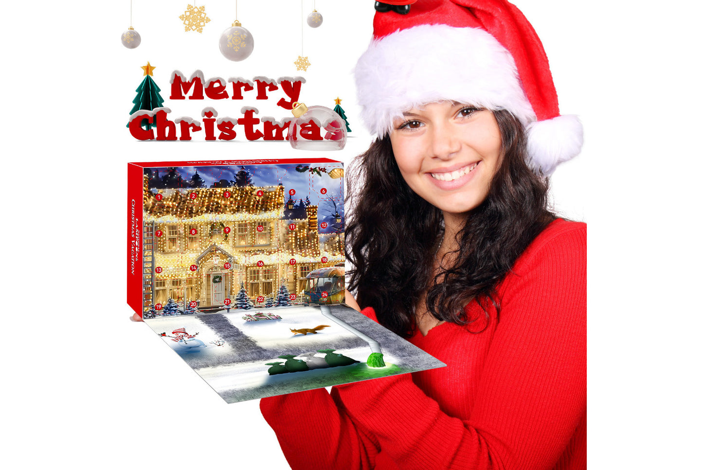 24-day countdown box for the Christmas holiday