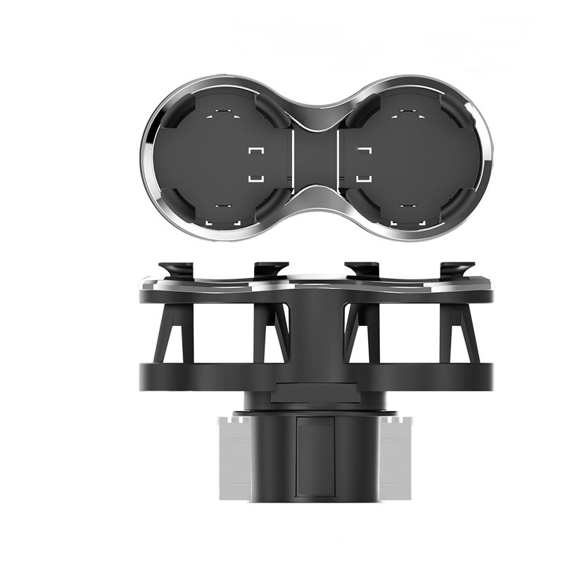 Car double-hole adjustable cup holder
