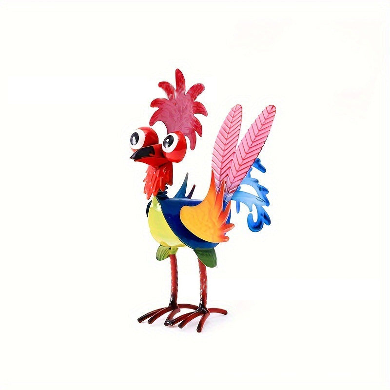 Iron 3D Little Rooster Ornament