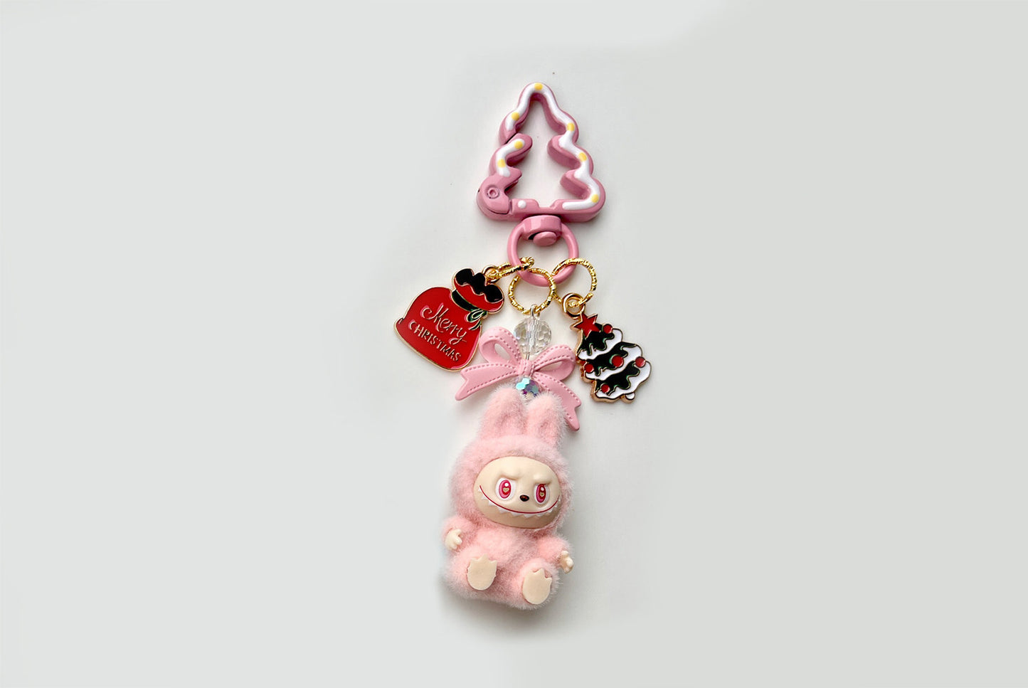 Flocked Mini Labu Keychain Pendant
