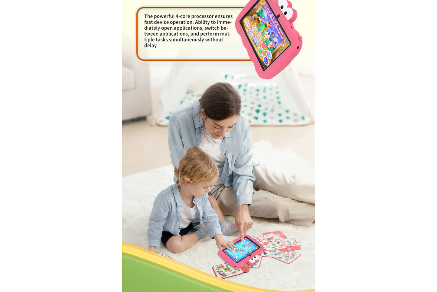 7-inch Kids' Tablet 2-in-1 Learning and Games