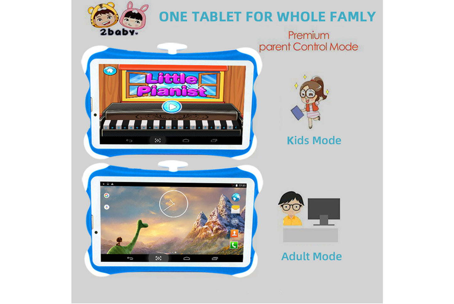 Android tablet with dual SIM and dual standby function