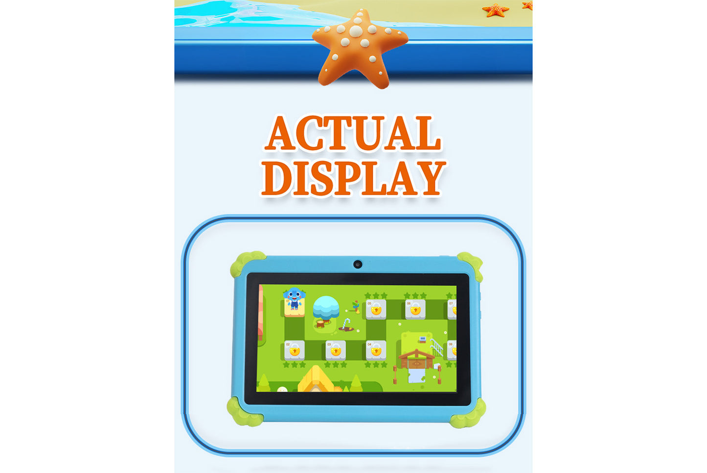 7-inch Kids Tablet with Android 7.1, Available in Three Colors