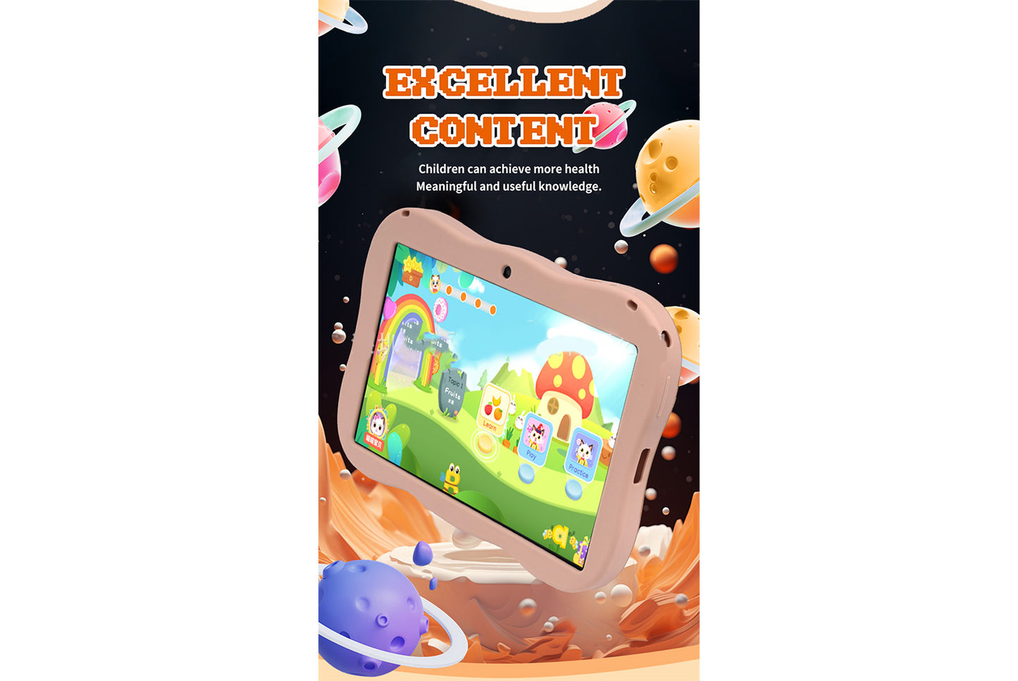*8-inch Shockproof Children's Tablet