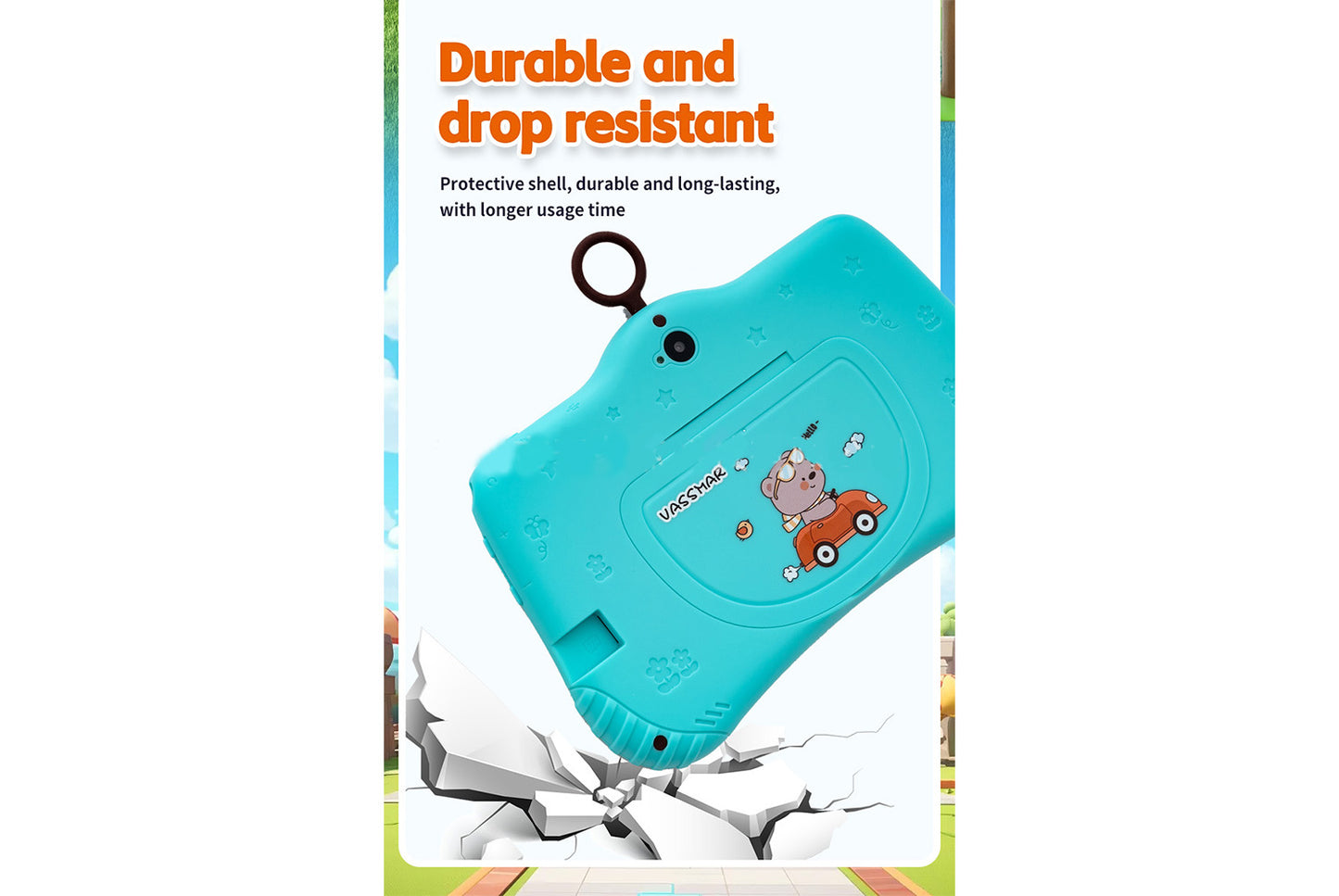 7-inch Kids' Tablet | Shockproof and Explosion-Proof | Android 7.0