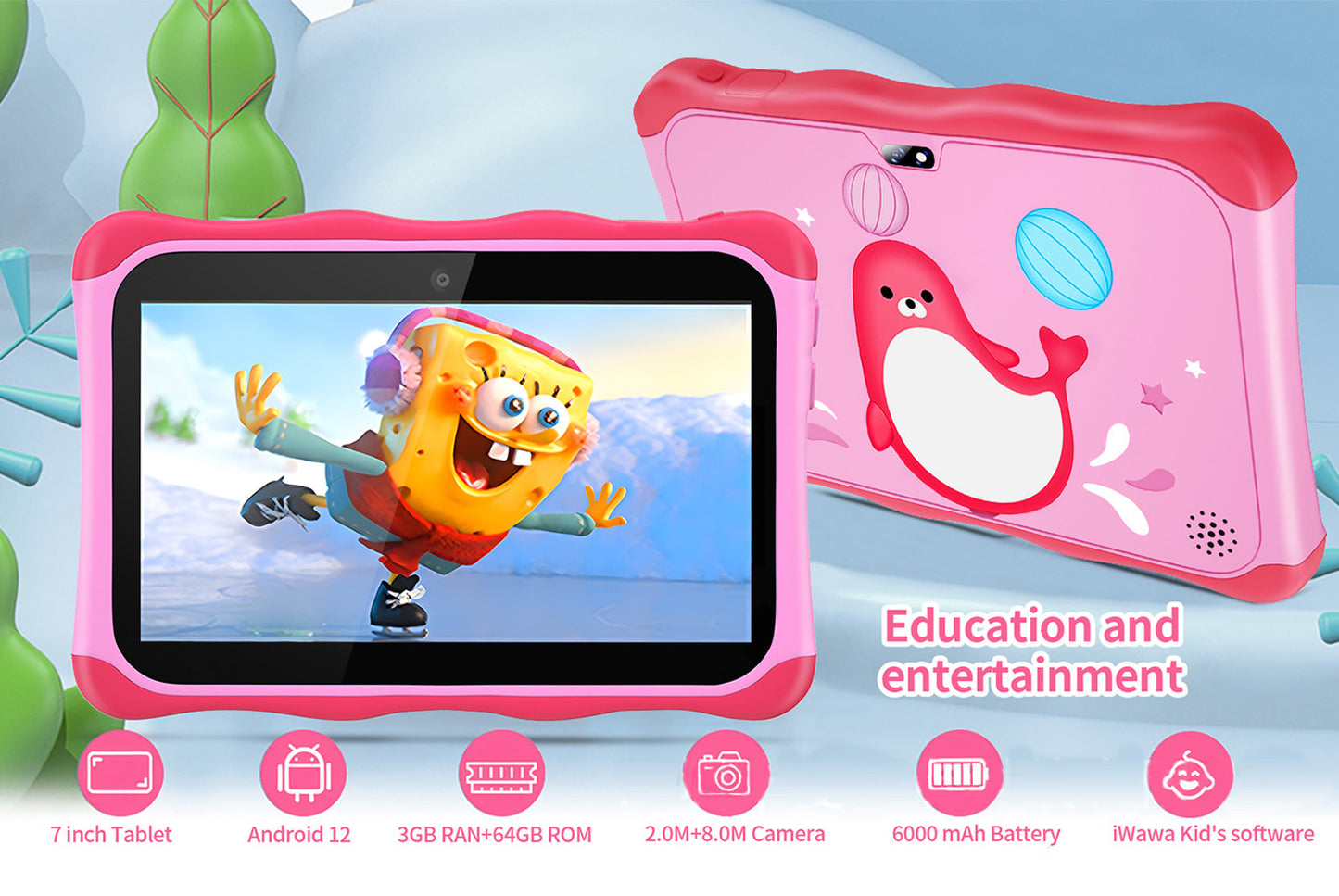 Children's Gaming and Learning Tablet