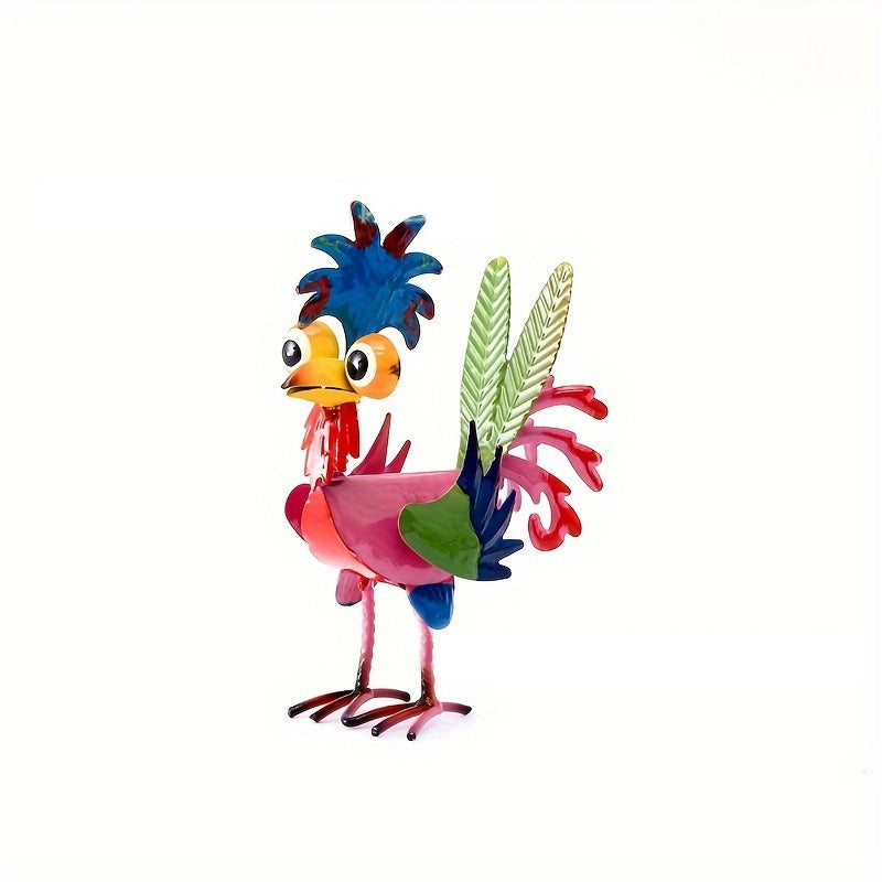 Iron 3D Little Rooster Ornament
