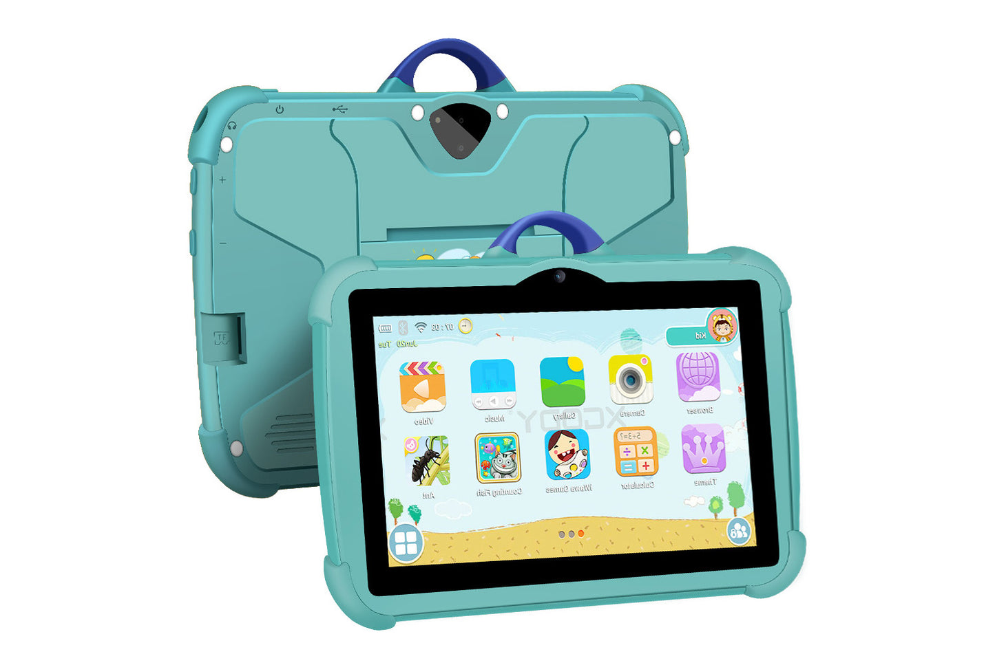 7-inch Kids' Tablet with Android 7.1, Shock-Resistant and Anti-Explosion Design