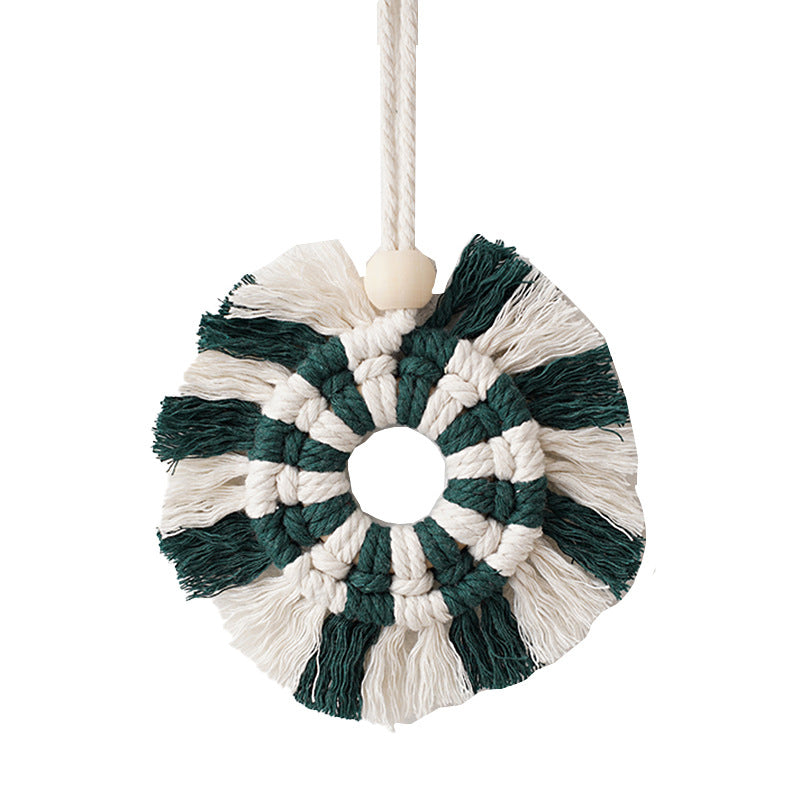 Hand-woven Bohemian ornaments
