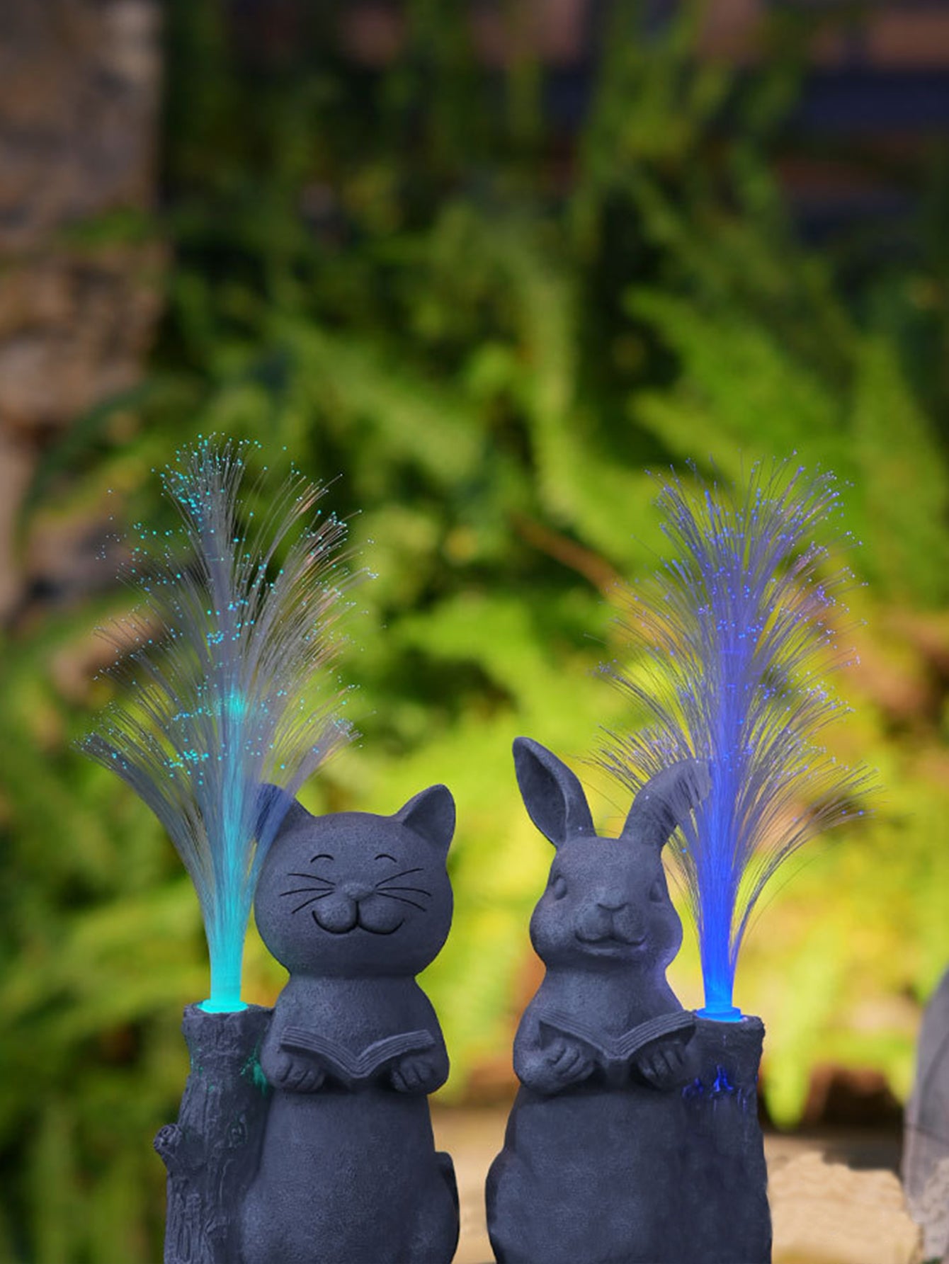 Outdoor Garden Solar Fiber Optic Animal Ornaments