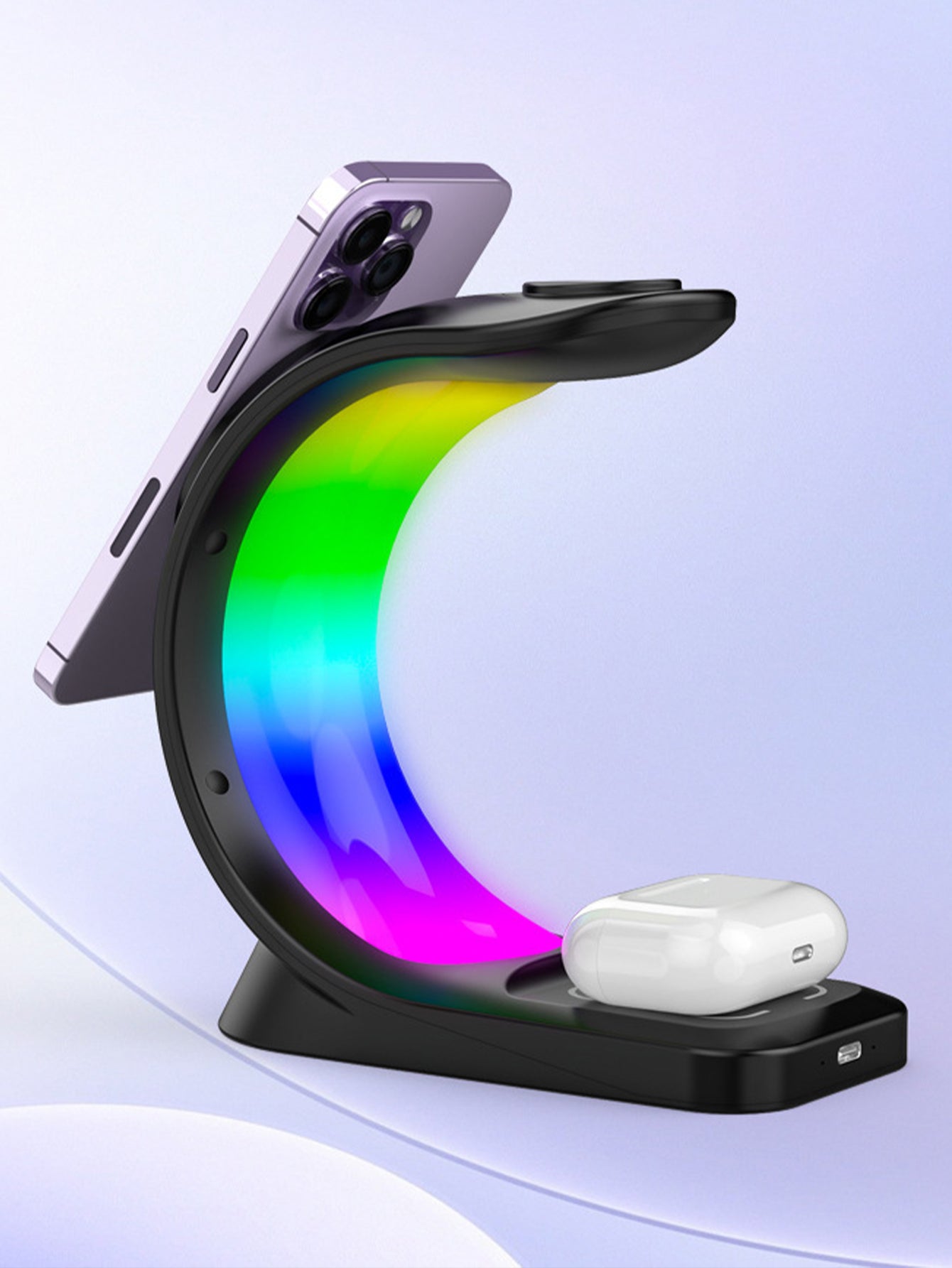 Three-in-one magnetic wireless charger
