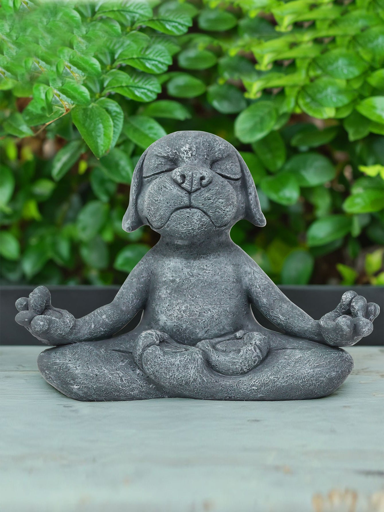 Adorable animal meditation ornament resin garden courtyard decoration -4 options