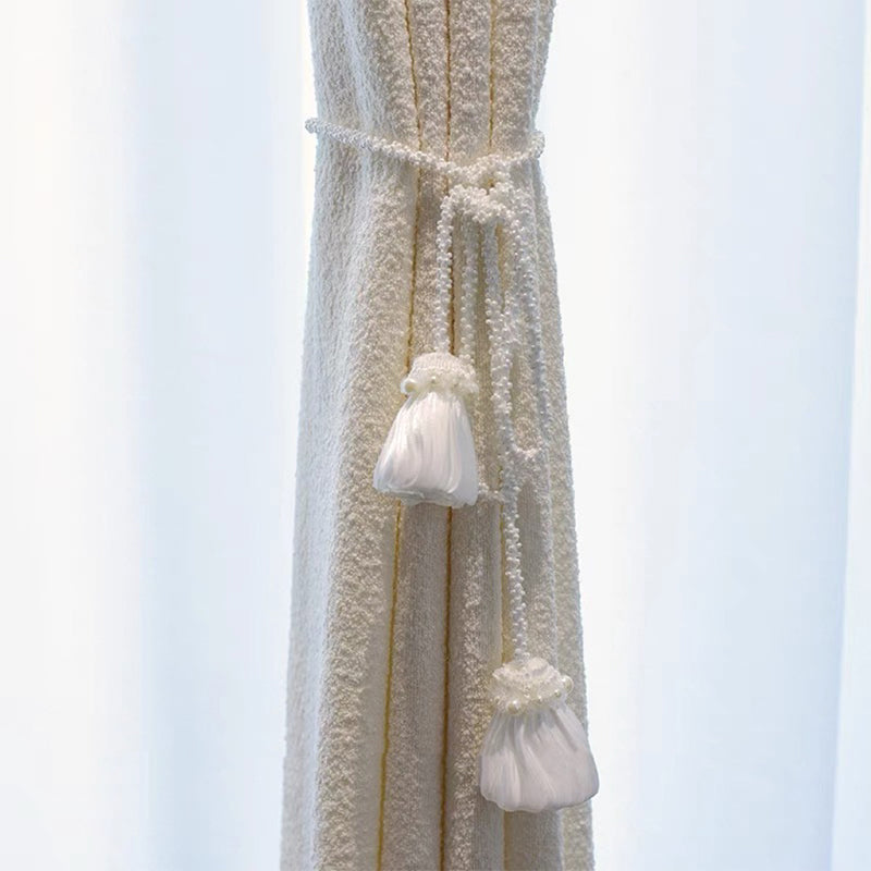 rice bead gauze curtain tie