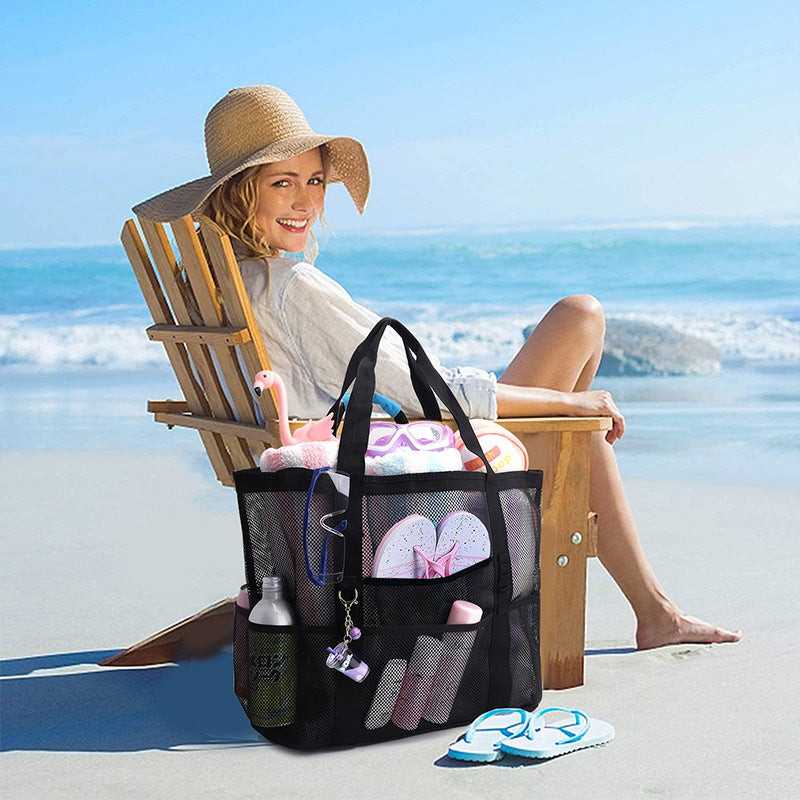 Large capacity multifunctional beach bag