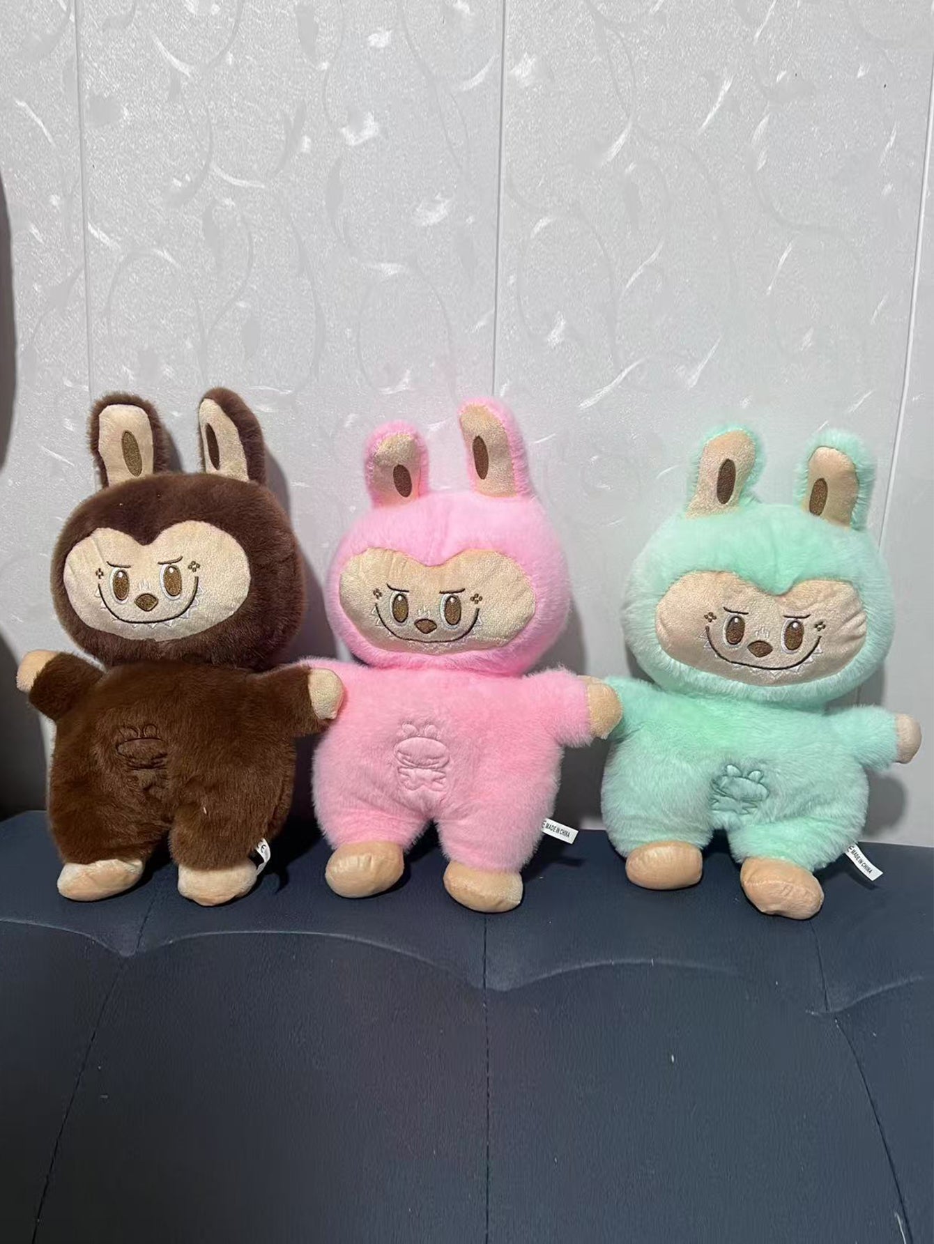 Breathing Labubu Plush Doll