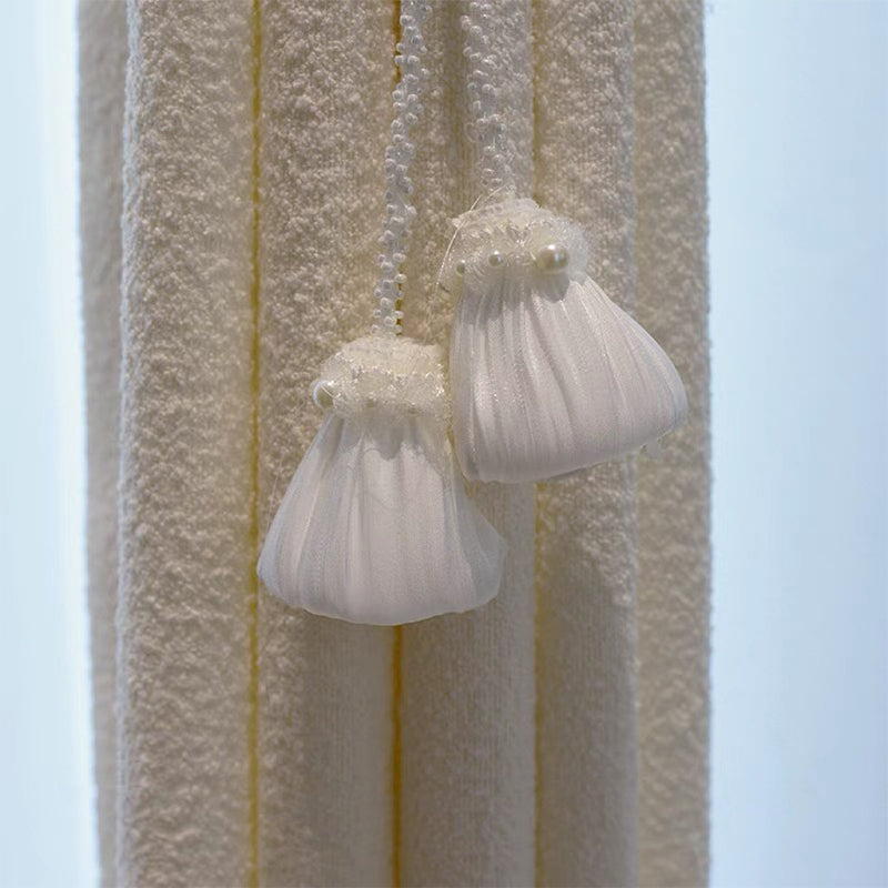 rice bead gauze curtain tie