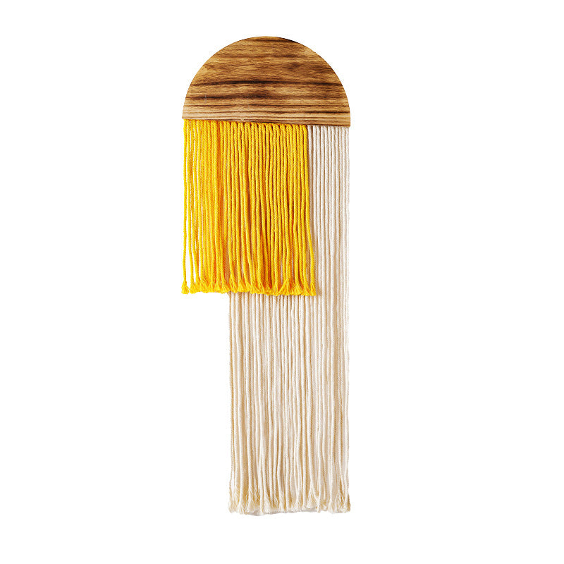Simple tassel tapestry