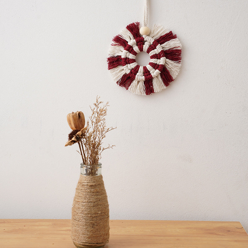 Hand-woven Bohemian ornaments