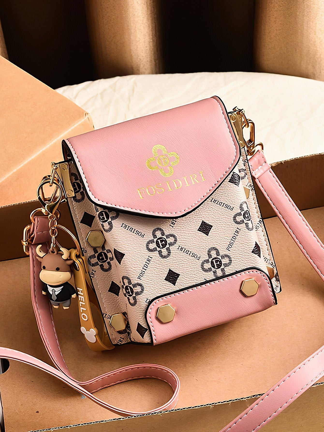 Vintage-Inspired Mini Phone Crossbody Bag: Sweet Functional - 9 Colours