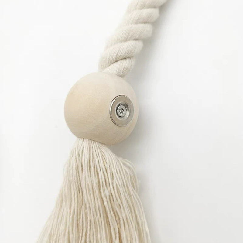 Log Magnetic Buckle Tassel Tie Cord