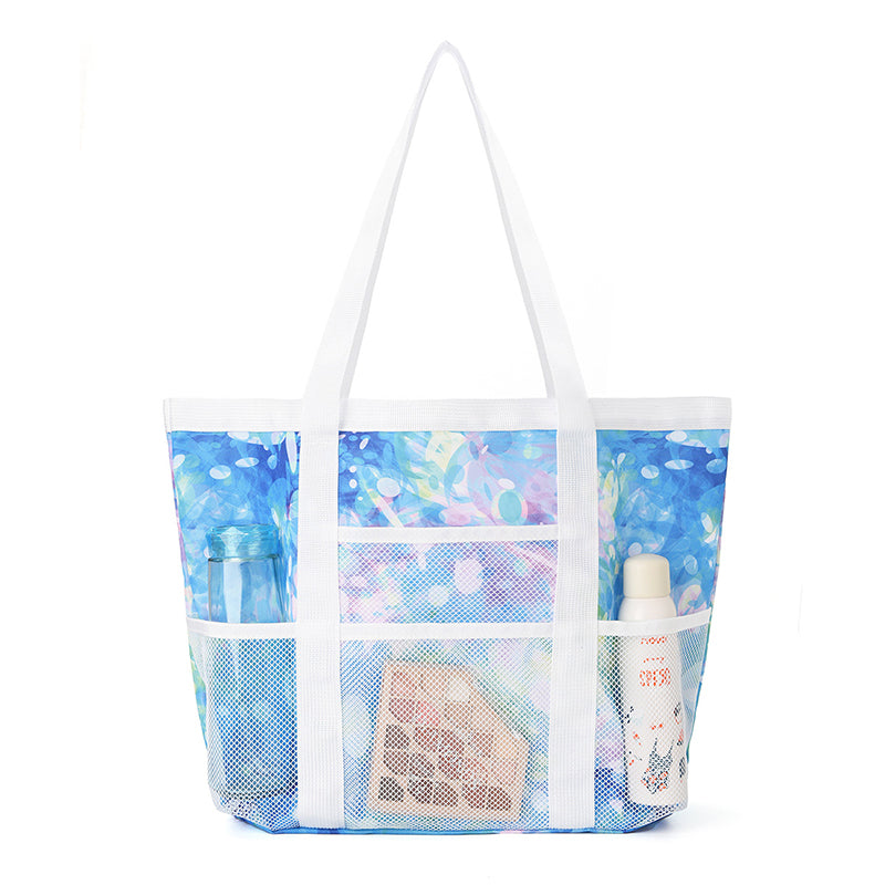 Hollow mesh beach bag