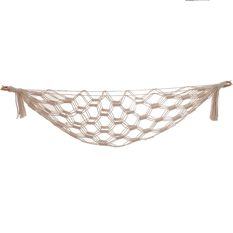 Hand-woven toy net bag