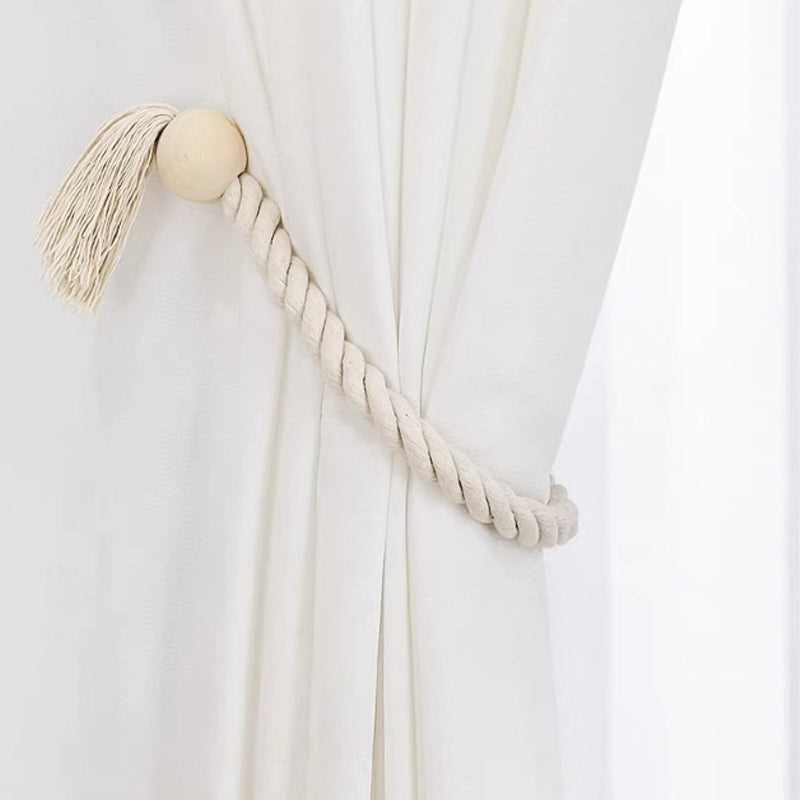 Log Magnetic Buckle Tassel Tie Cord