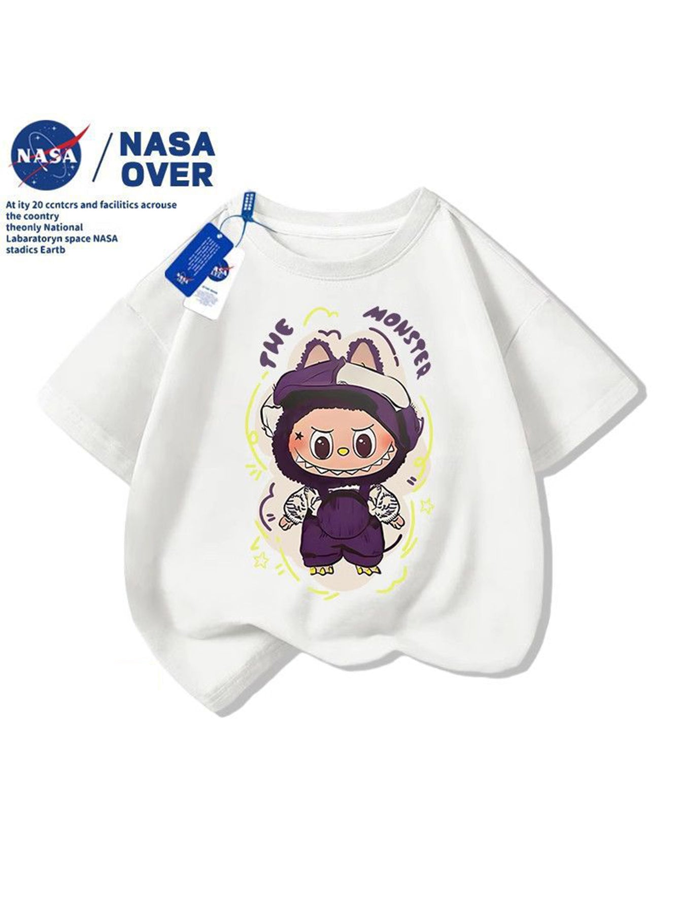 Labubu children's cotton short-sleeved T-shirt