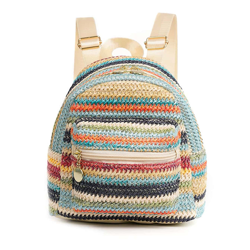 Straw backpack