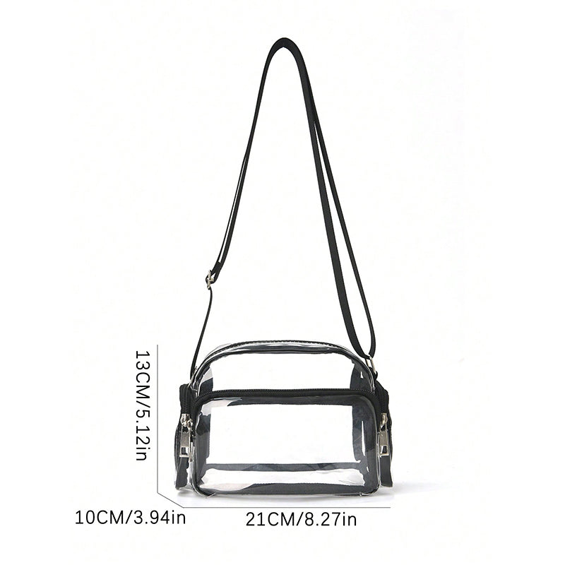 Transparent crossbody bag