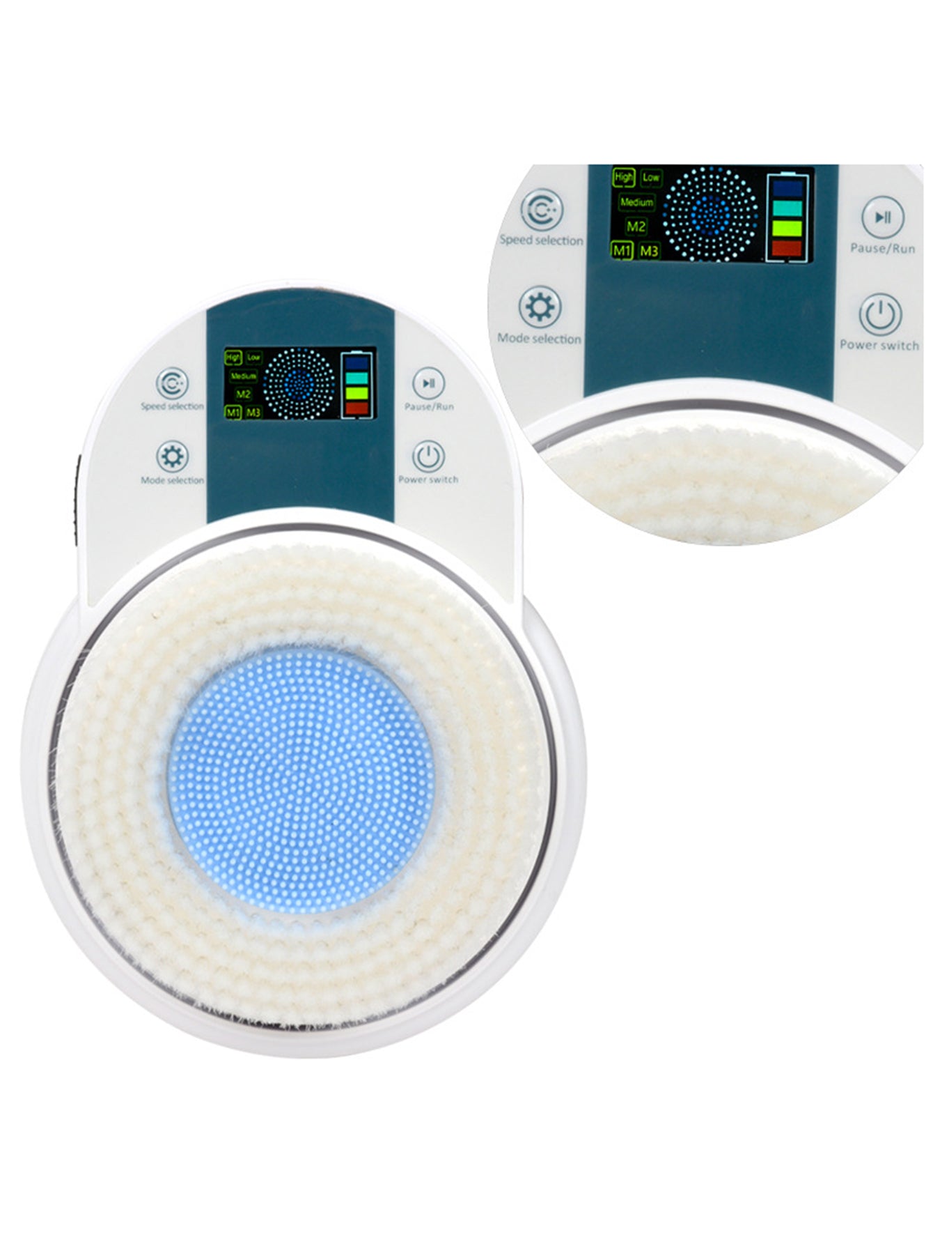 Wall-mounted electric bath scrubber