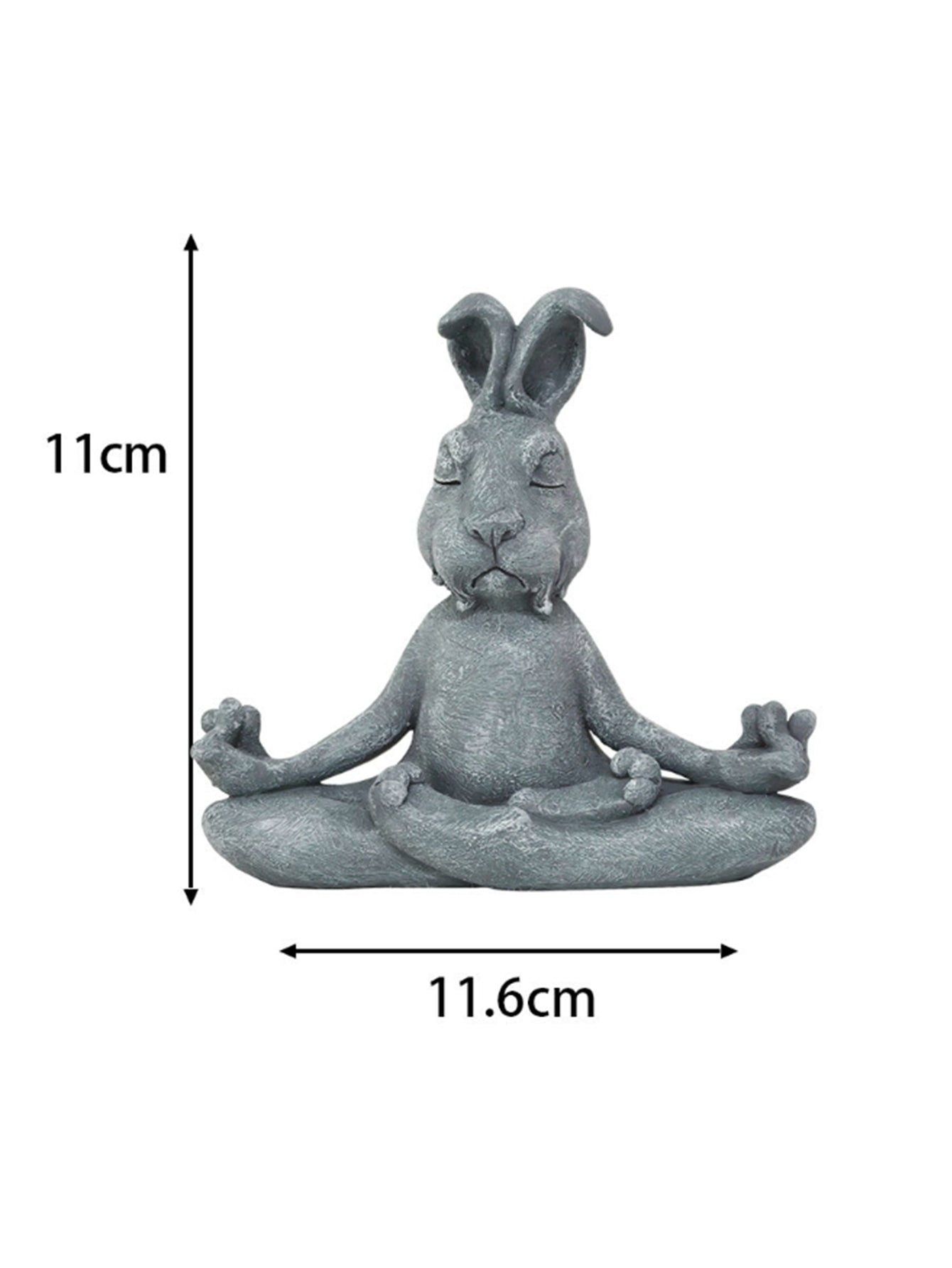 Adorable animal meditation ornament resin garden courtyard decoration -4 options