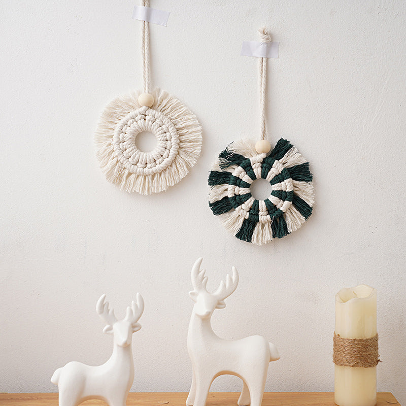 Hand-woven Bohemian ornaments