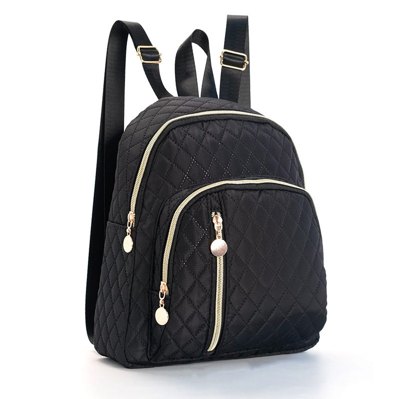 Minimalist commuter quilted backpack