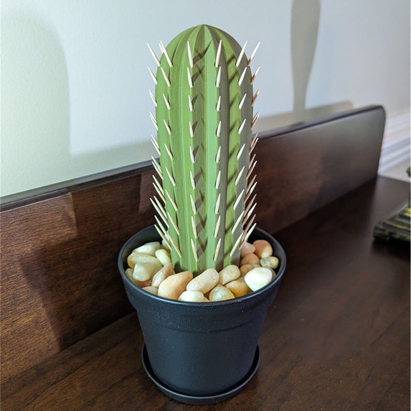 Cactus simulation potted plant toothpick box