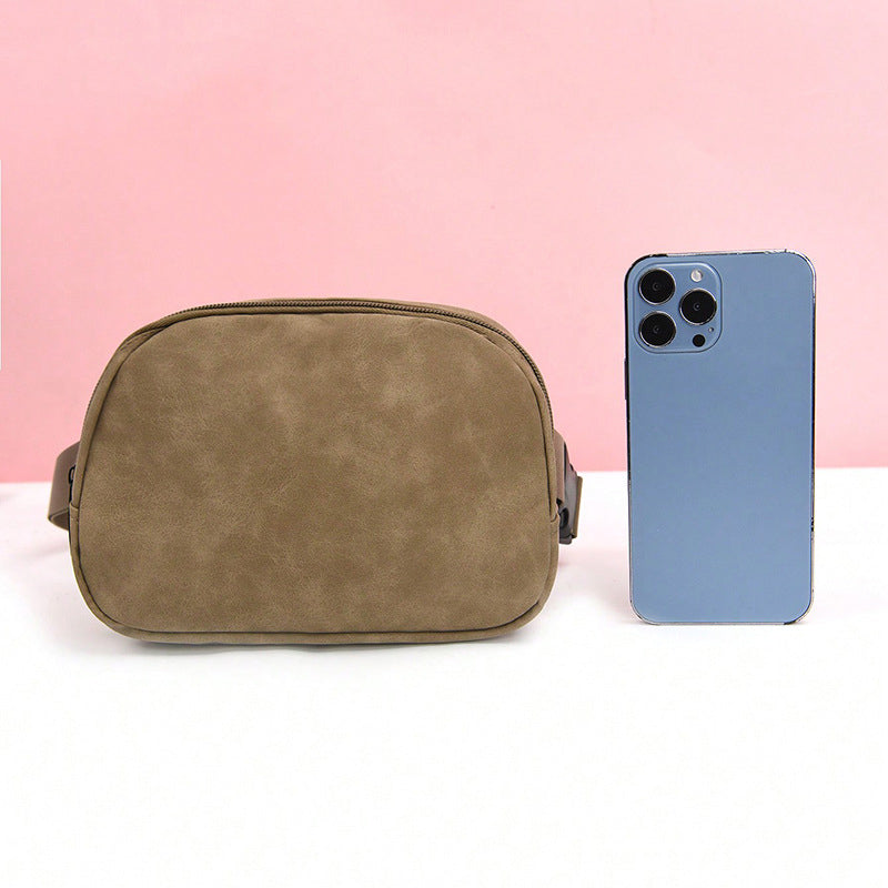 Suede waterproof chest bag