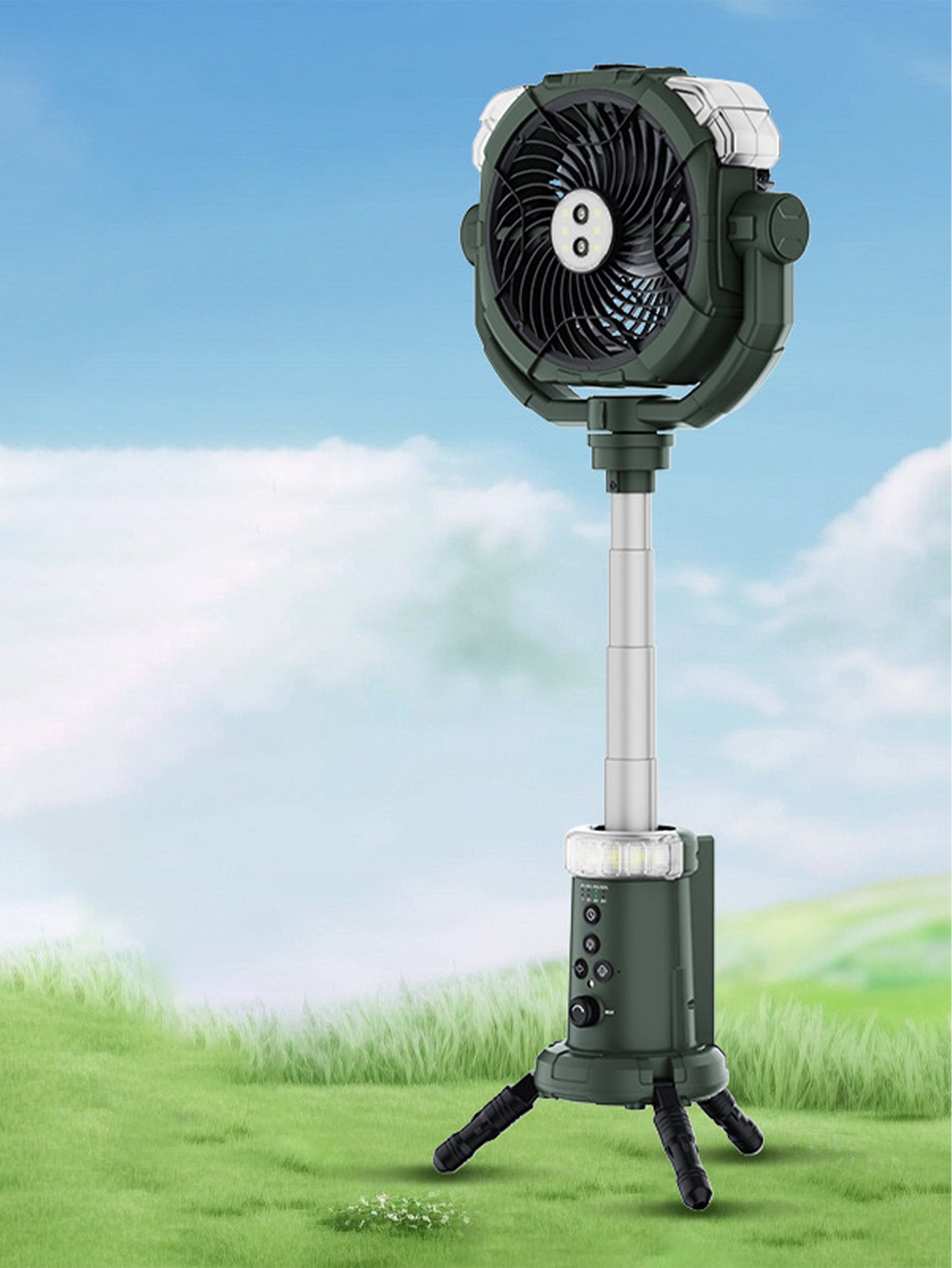 Outdoor camping spray fan