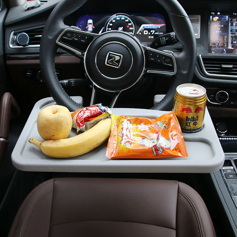 Car steering wheel table