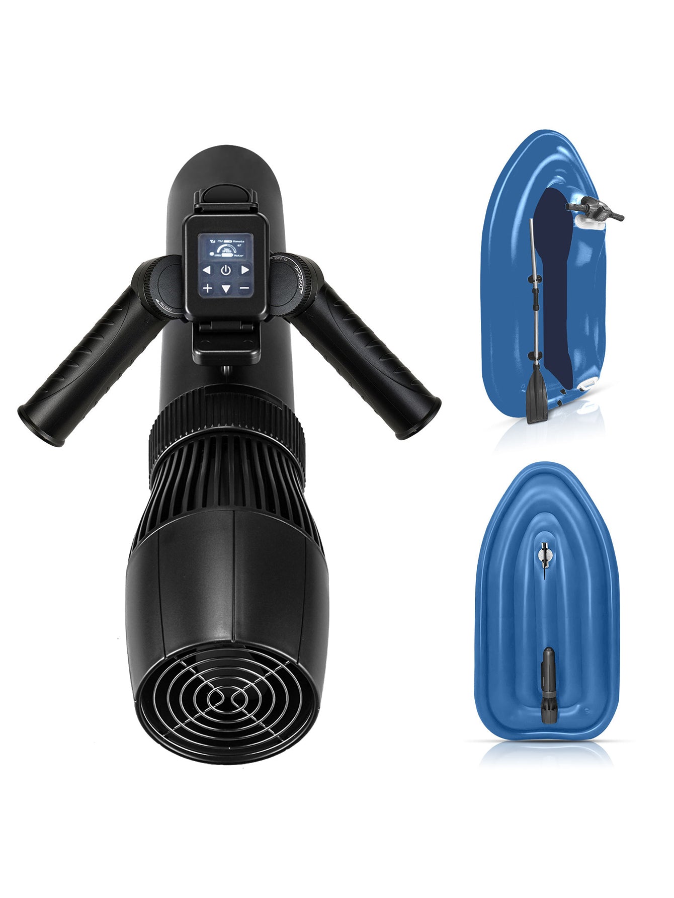 Electric water power inflatable motorboat