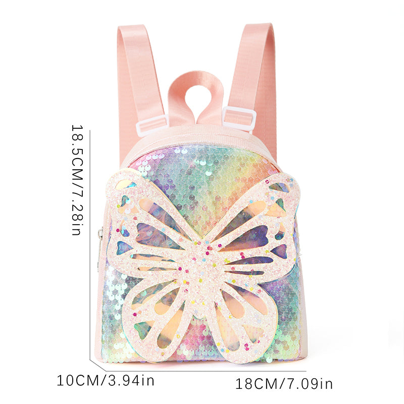 Sequined backpack