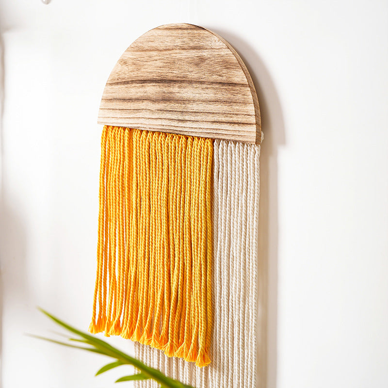Simple tassel tapestry