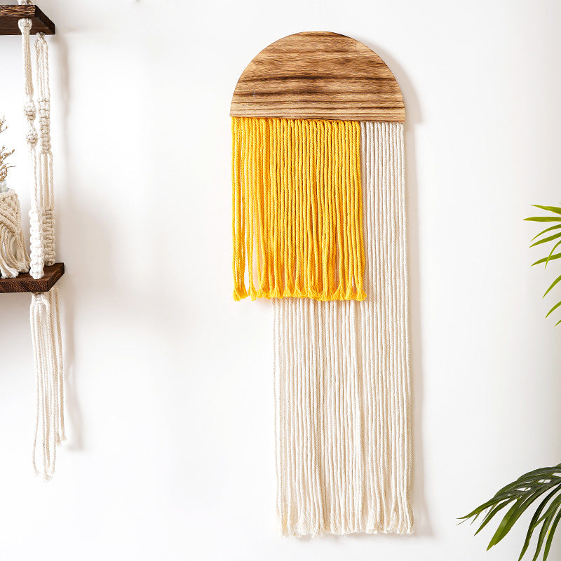 Simple tassel tapestry