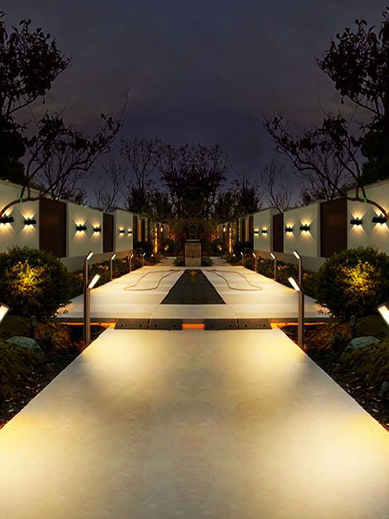 Waterproof ground plug light for villa courtyard decoration
