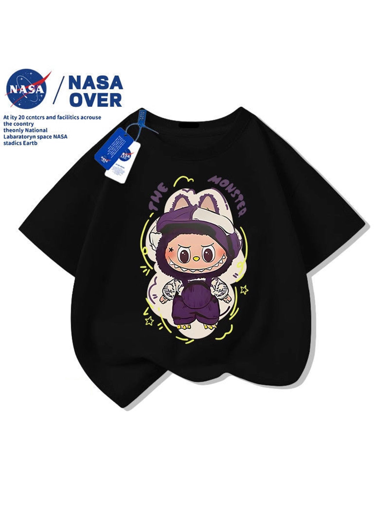 Labubu children's cotton short-sleeved T-shirt