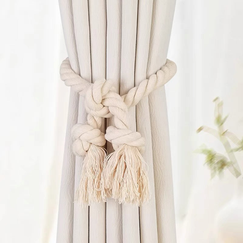 Log Magnetic Buckle Tassel Tie Cord