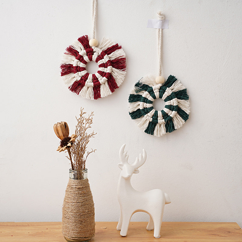 Hand-woven Bohemian ornaments